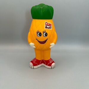 OFFICIAL DOLE PINELLOPY PROMO PINEAPPLE STRESS BALL PIZZA JUICE FRUIT BRAND VTG